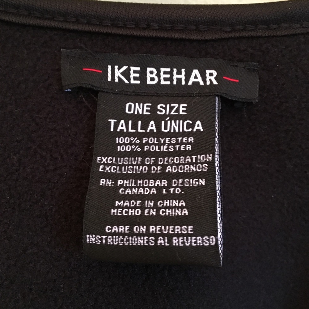 Ike Behar Black and Grey Marbled Drape, One Size‎ Fits All - Picture 2 of 2